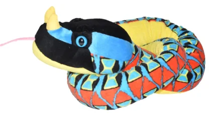Wild Republic Plush Snakes*Rhino Viper Stuffed Animal - 54"