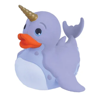 Wild Republic Rubber Duck*Rubber Duck Narwhal - 4"