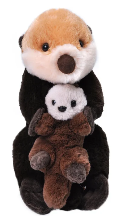 Wild Republic Mom & Baby*Sea Otter - Mom & Baby 12"