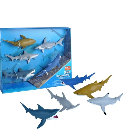 Wild Republic Action Box Set*Shark Moveable Set