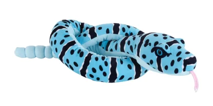 Wild Republic Plush Snakes*Snakesss Eco Blue Rock Rattlesnake Stuffed Animal - 54"