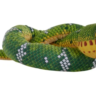 Wild Republic Plush Snakes*Snakesss Eco Emerald Tree Boa Stuffed Animal - 54"