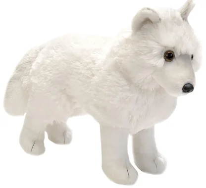 Wild Republic Cuddlekins*Standing Arctic Wolf Stuffed Animal - 12"
