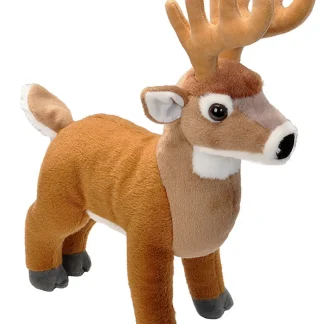 Wild Republic Cuddlekins*Standing White-tailed Deer Stuffed Animal - 12"