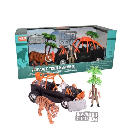 Wild Republic Action Vehicle Playset*Tiger Rescue Play Set