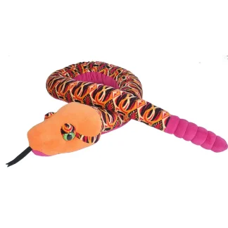 Wild Republic Plush Snakes*Tribal Orange Snake Stuffed Animal - 54"