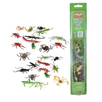 Wild Republic Nature Tube*Tube of Insect and Arachnid Figurines with Playmat