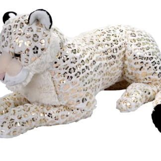 Wild Republic Foilkins*White Snow Leopard - Foilkins Jumbo