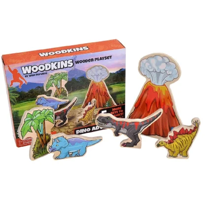 Wild Republic Woodkins*Woodkins - Dino Adventure