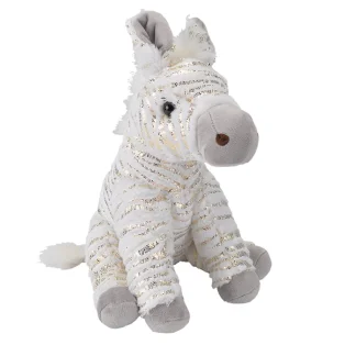 Wild Republic Foilkins*Zebra Stuffed Animal - Foilkins