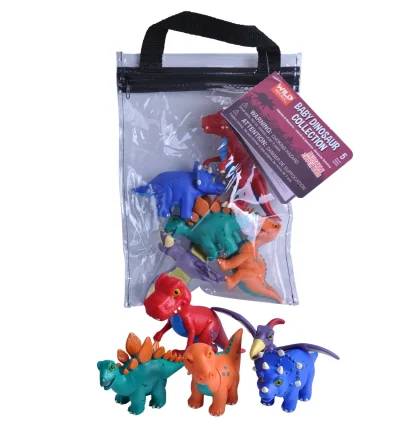 Wild Republic Polybag*Zip Polybag of Baby Dinos