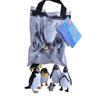 Wild Republic Polybag*Zip Polybag of Penguin Figurines