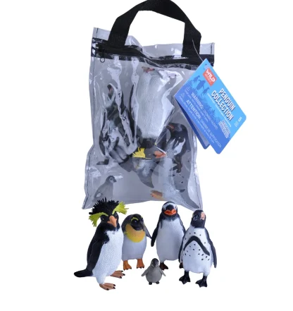 Wild Republic Polybag*Zip Polybag of Penguin Figurines