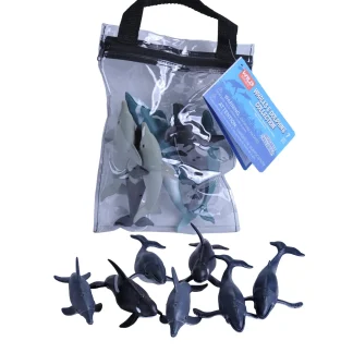 Wild Republic Polybag*Zip Polybag of Whale and Dolphin