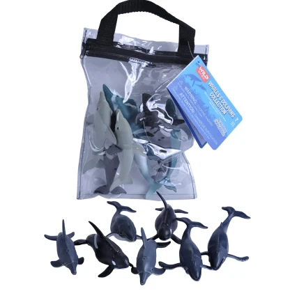 Wild Republic Polybag*Zip Polybag of Whale and Dolphin